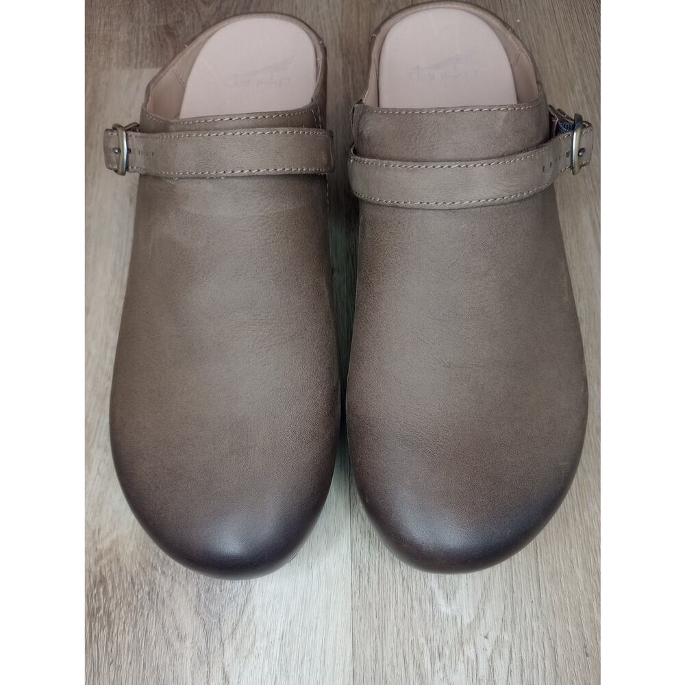 NWOT Dansko Berry Burnished Nubuck Clogs - Brown - Women's Size 42 (US 11.5-12)